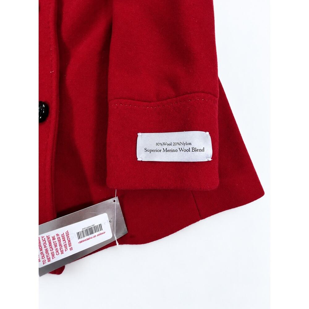 Preston & York Women’s Wool Blend Coat – Cardinal Red – Size M – NWT - Picture 7 of 8